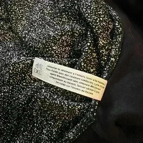 Aeropostale Bethany Mota Gold Foil Skater Dress Size M - Picture 10 of 10